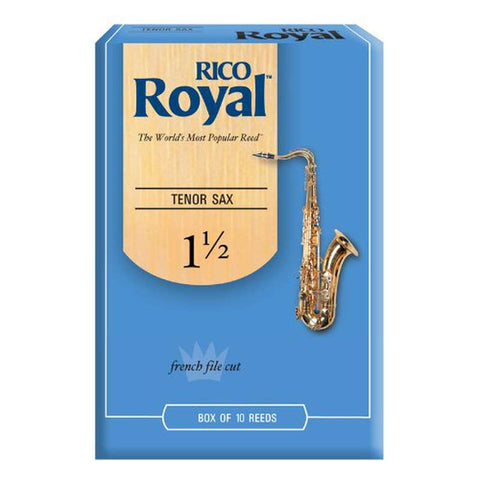 Rico Royal Tenor Saxophone Reeds (Pack of 10)