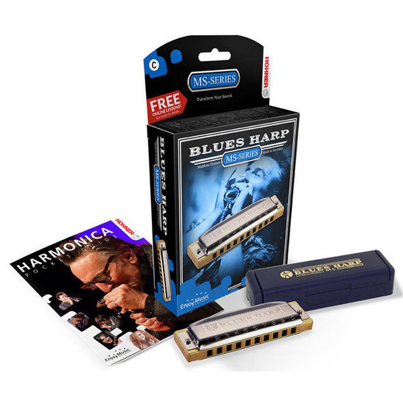 Hohner Blues Harp - 10 Hole, 20 Reed (available in 12 keys)
