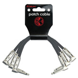 Kirlin KIP3243PN-3 Patch Cable 3-Pack RA-RA 3"