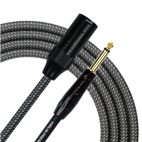 Kirlin Premium Plus 20ft XLR Male - Jack Mic Patch Cable